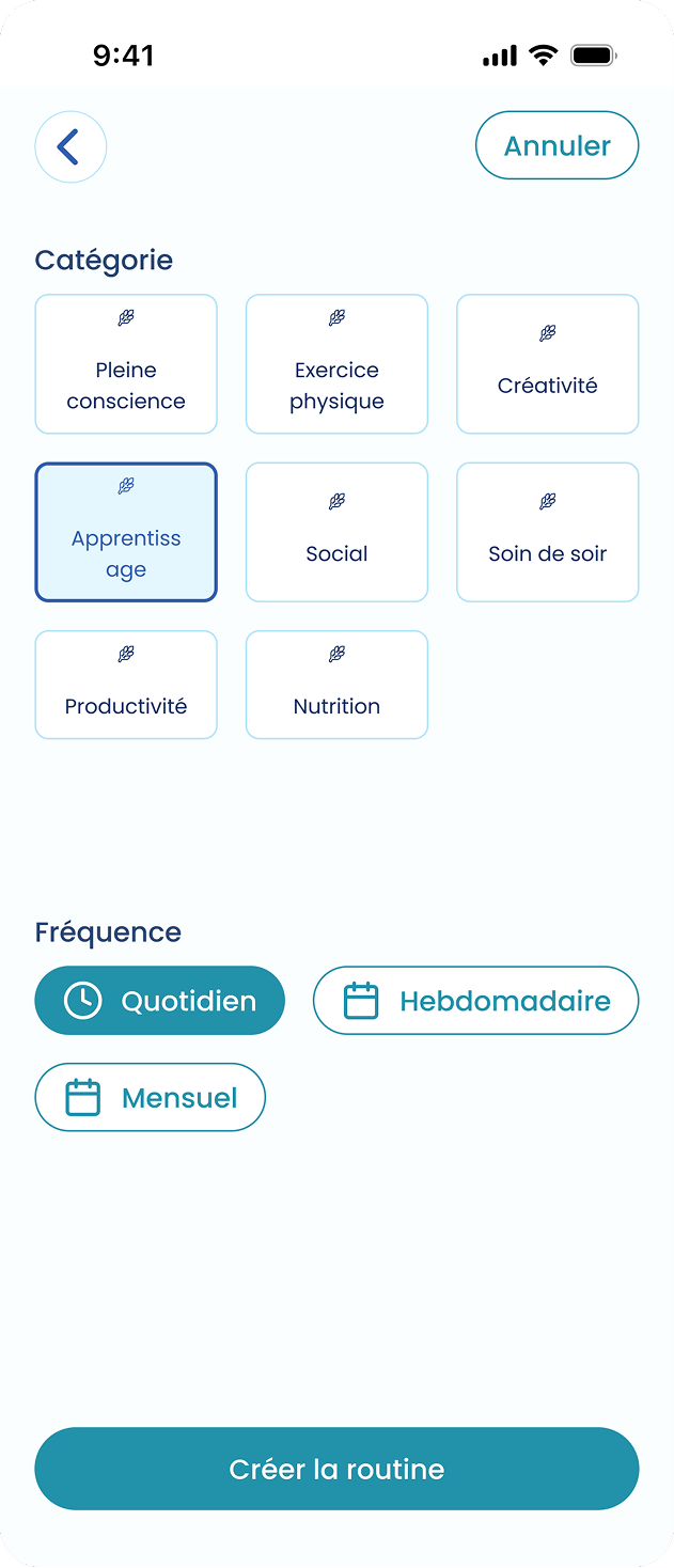 AI Wellness Companion mobile app