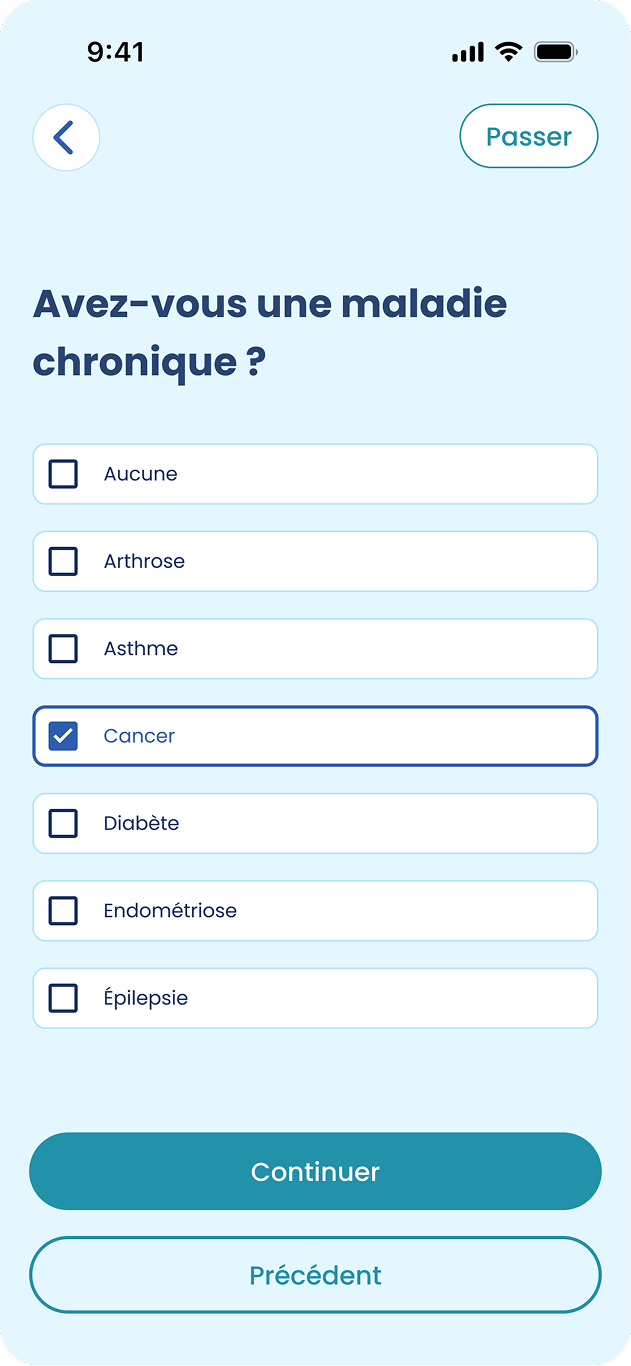 AI Wellness Companion mobile app