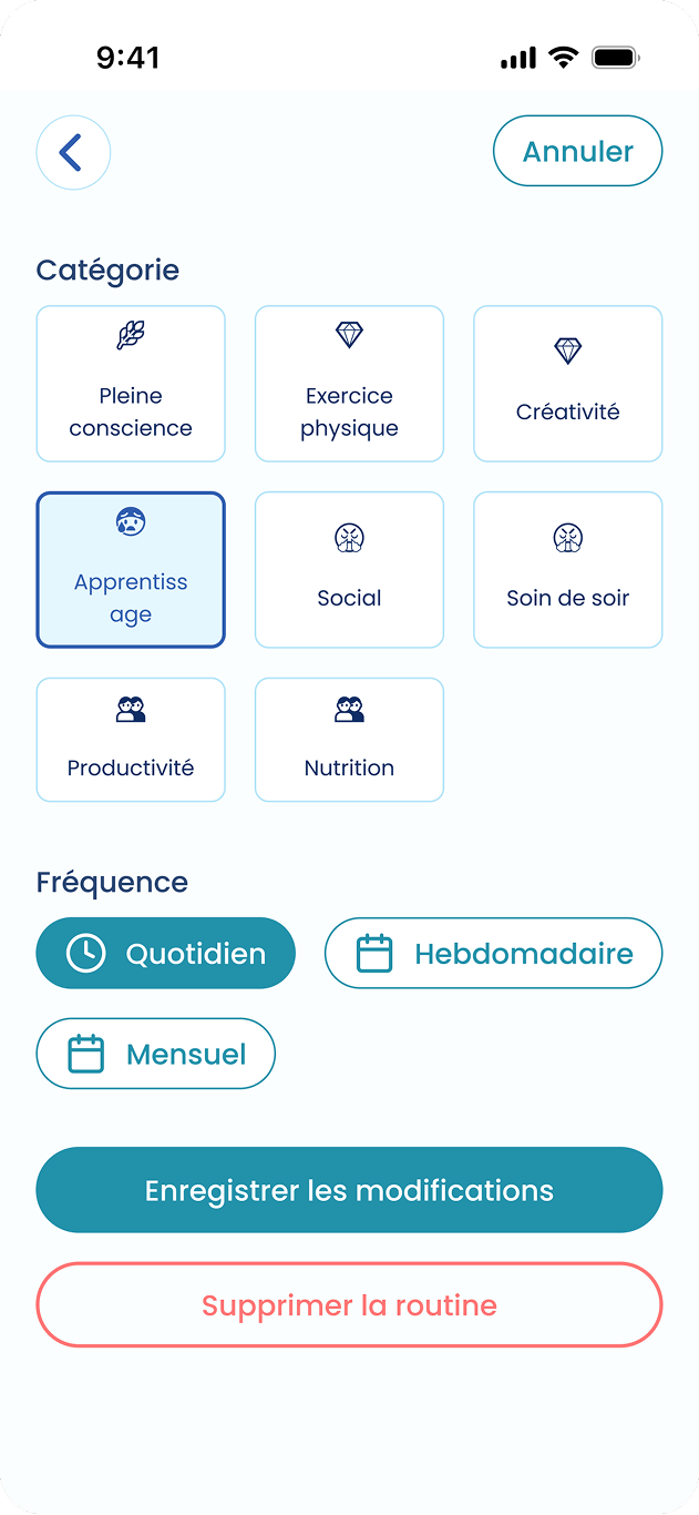 AI Wellness Companion mobile app