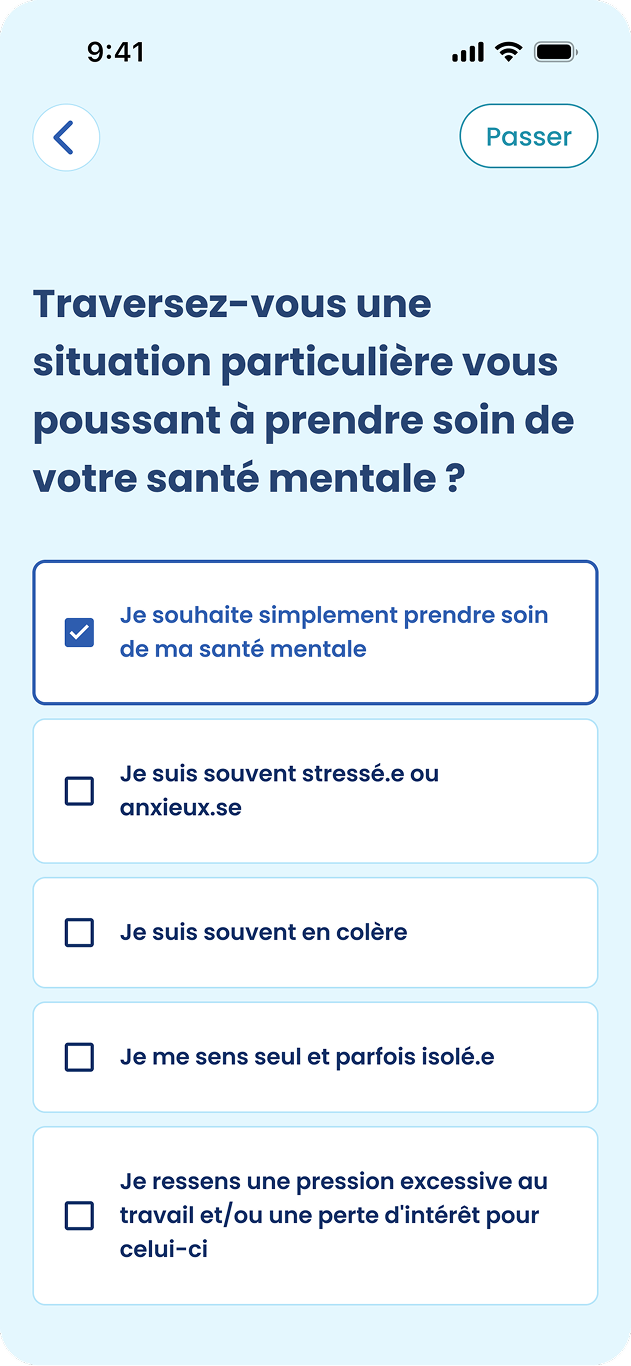 AI Wellness Companion mobile app