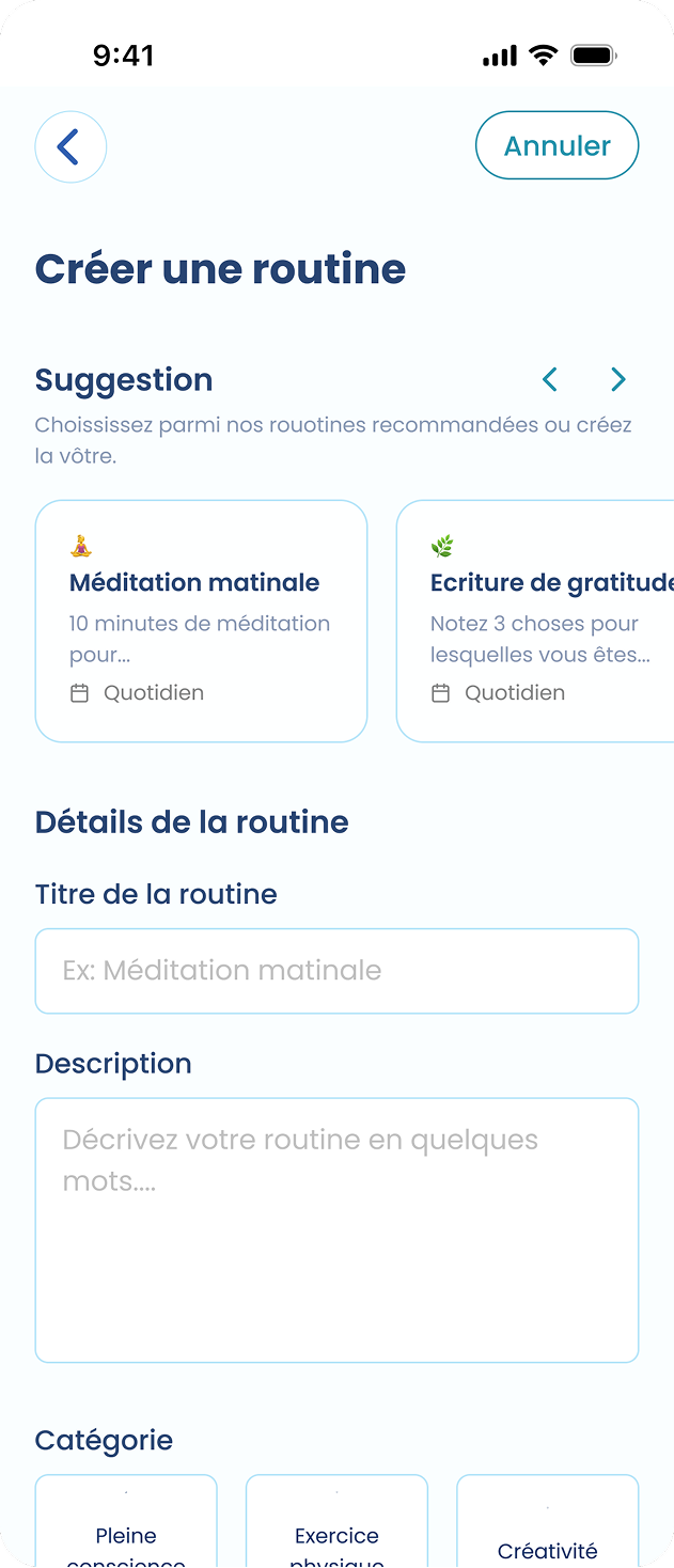 AI Wellness Companion mobile app