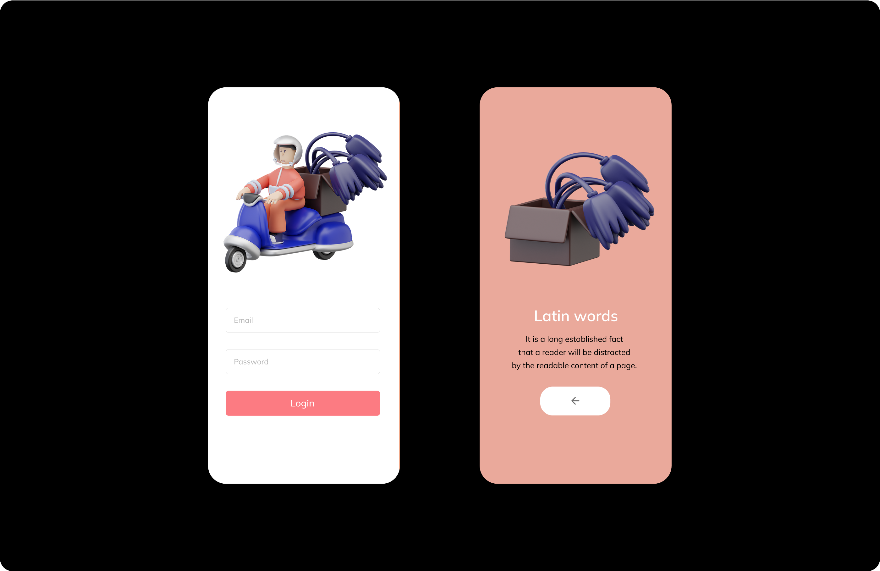 3d delivery guy
