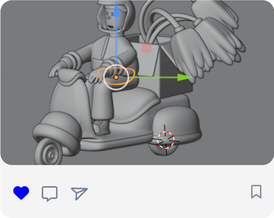 3d delivery guy