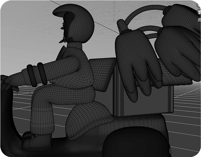 3d delivery guy