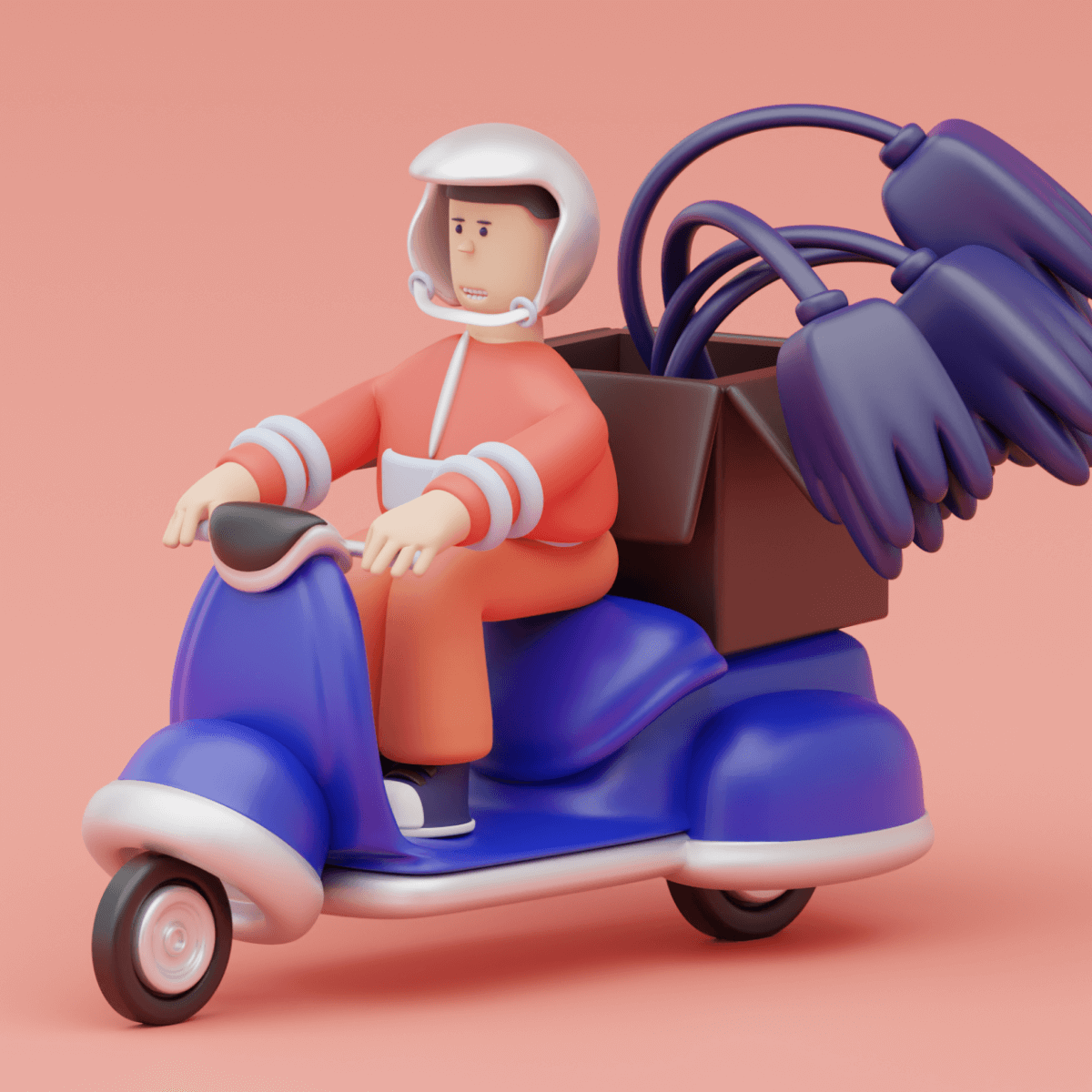 3D Delivery Guy