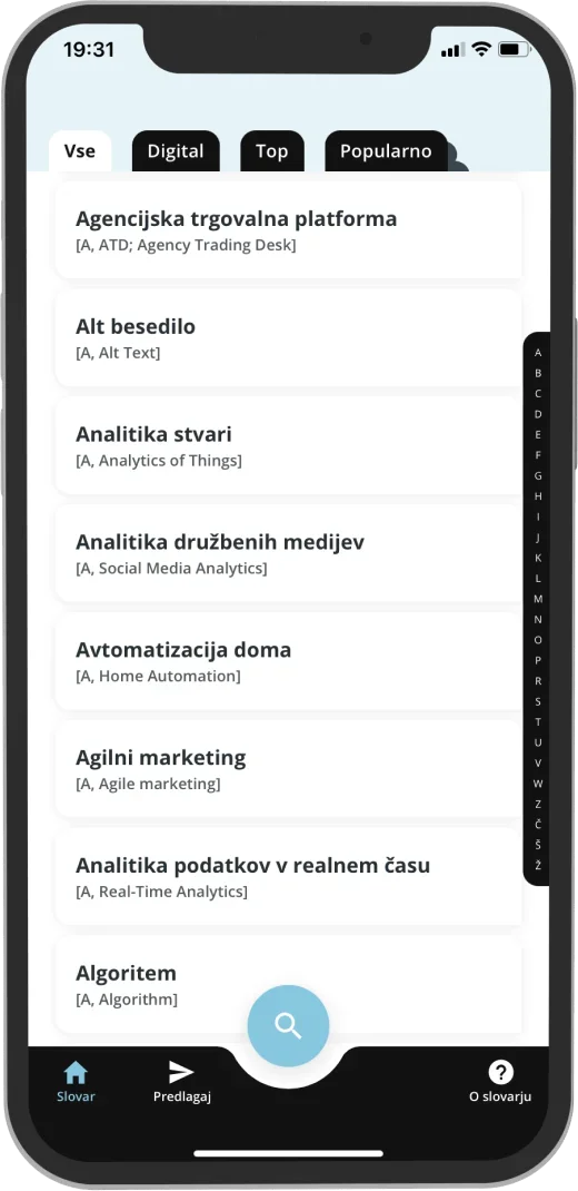 iProm Slovar app screen