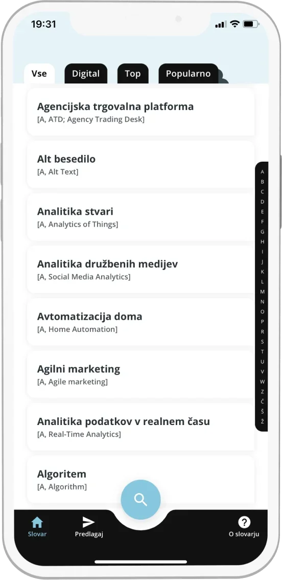 iProm Slovar app screen